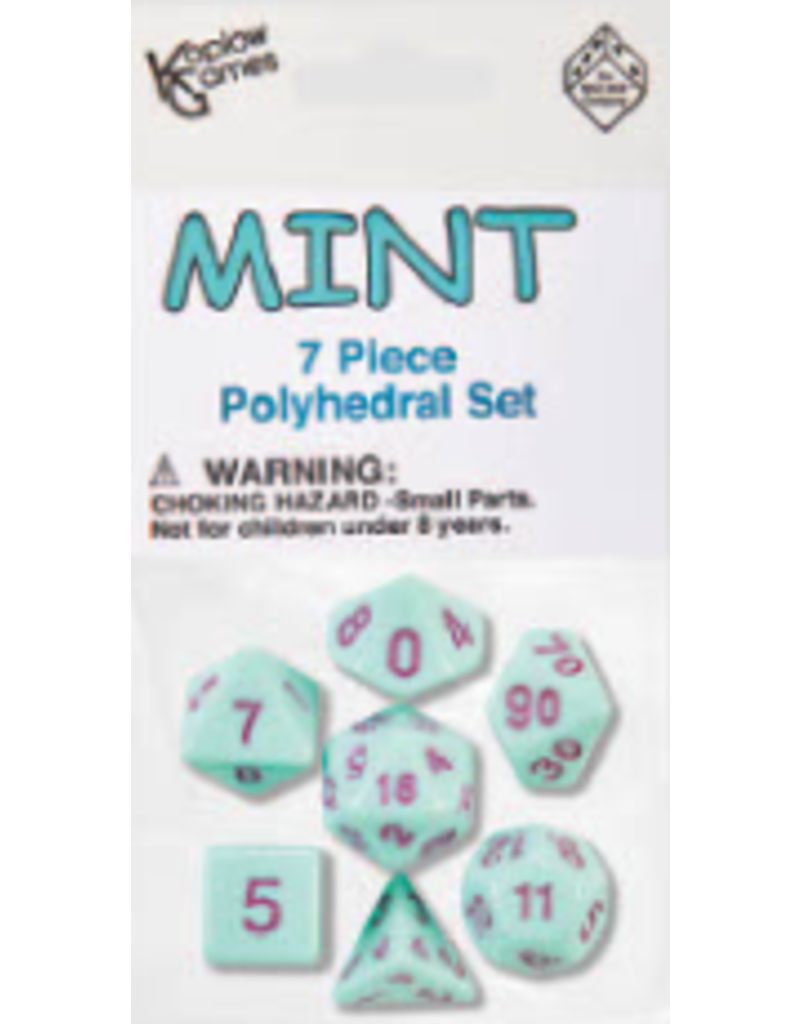 7 Piece Polyhedral Dice Set | Select Color