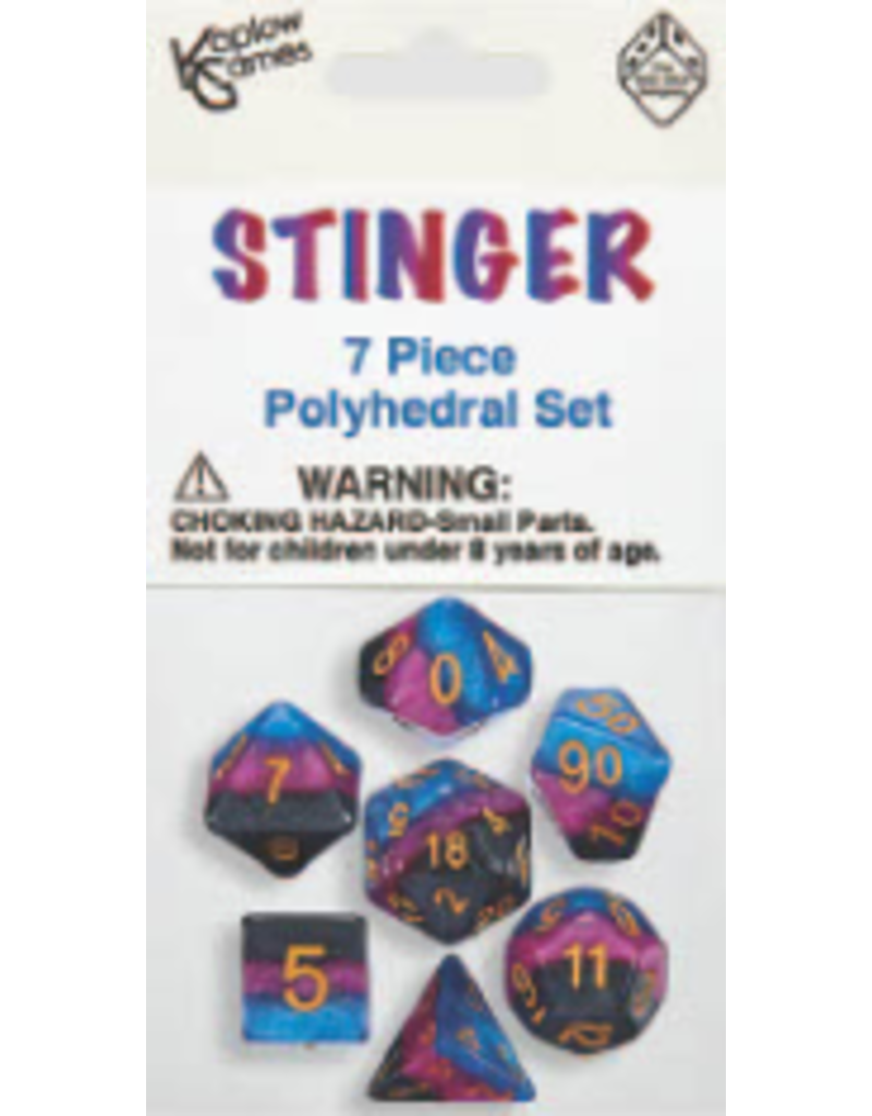 7 Piece Polyhedral Dice Set | Select Color