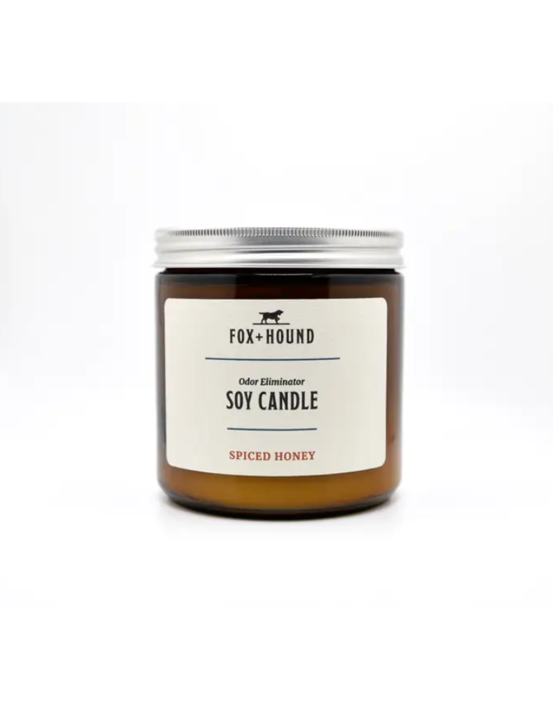 Fox + Hound Odor Eliminator Soy Candle | Spiced Honey