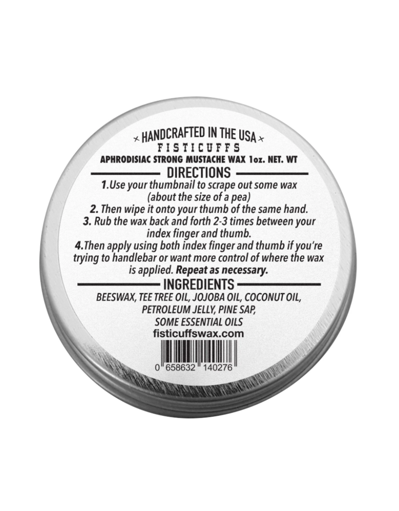 Grave Before Shave Fisticuffs Mustache Wax Strong Hold - Aphrodisiac