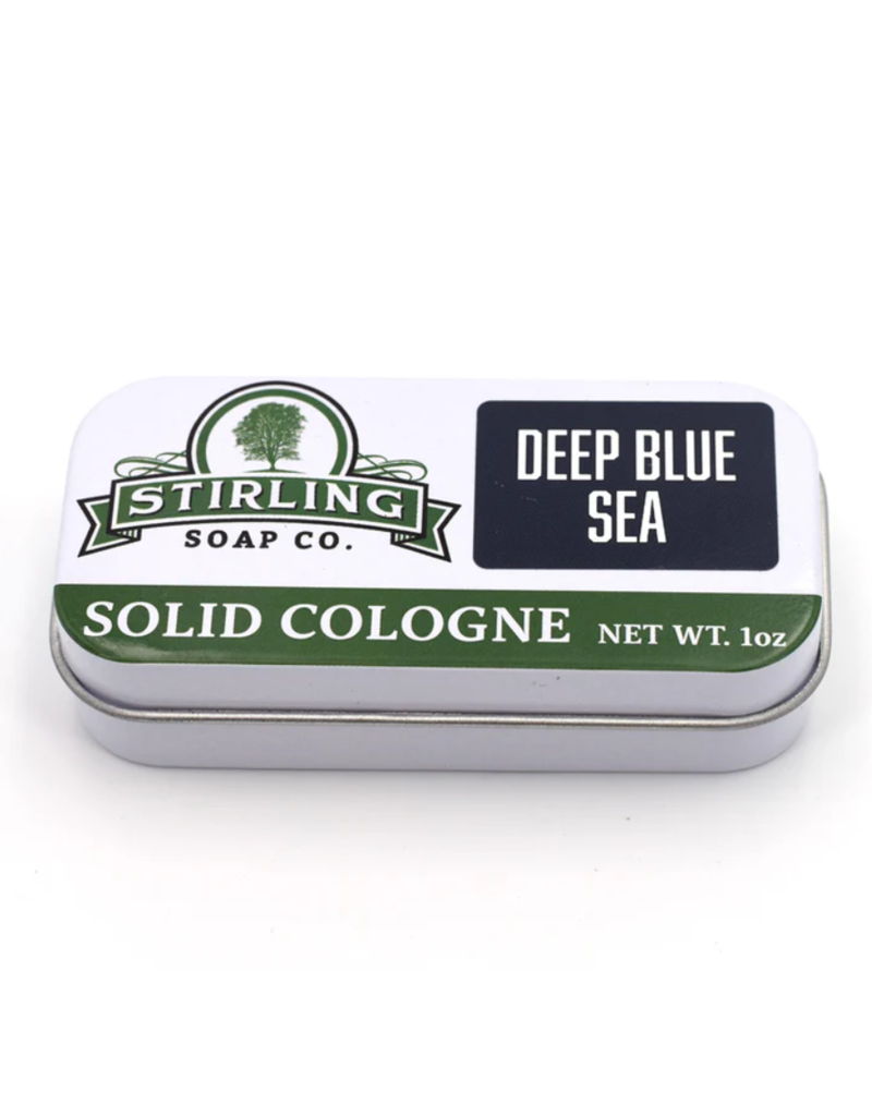 Stirling Soap Co. Stirling Solid Cologne | Deep Blue Sea