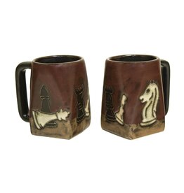 Mara Mug | Square | Chess | 12 oz