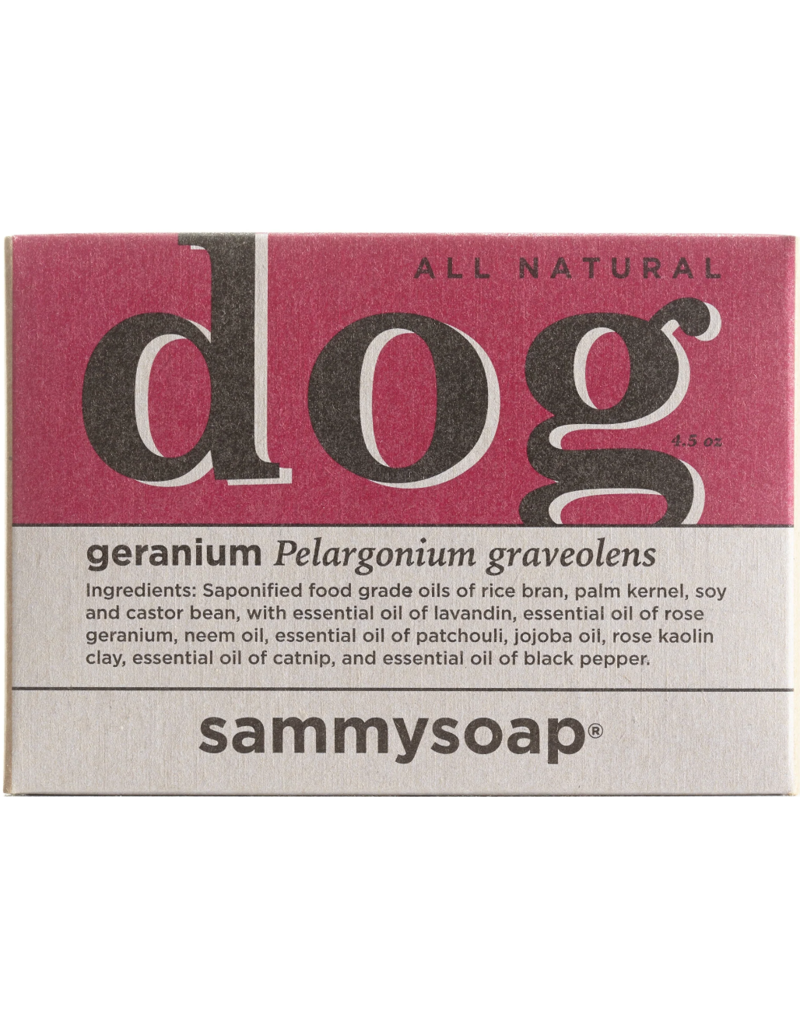 Sammy Soap | Geranium Dog Soap