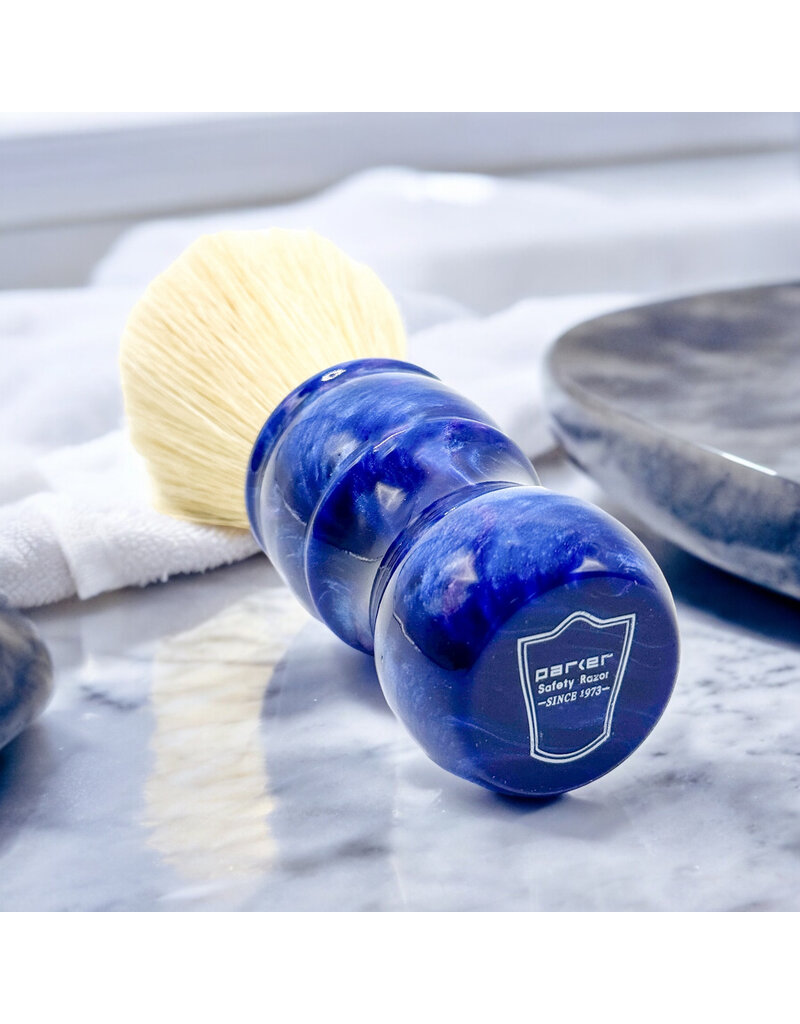 Parker Parker Boar Bristle Brush | Blue Resin Handle