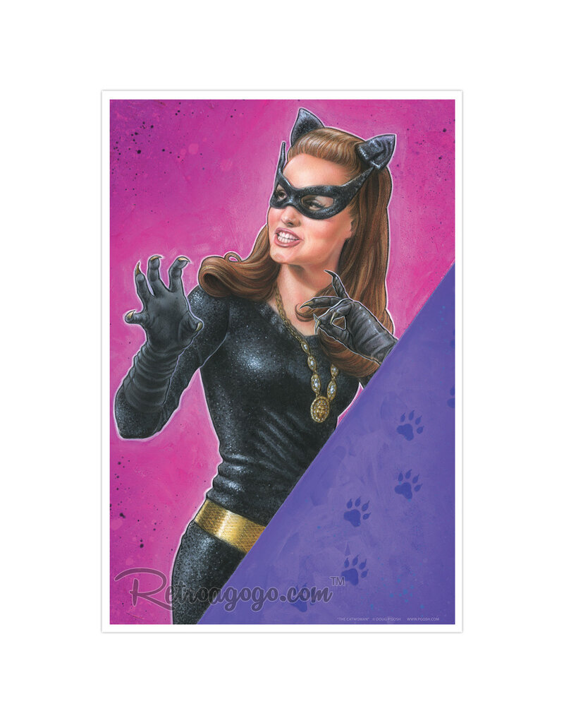 Retro-a-go-go P'gosh "The Catwoman" Print