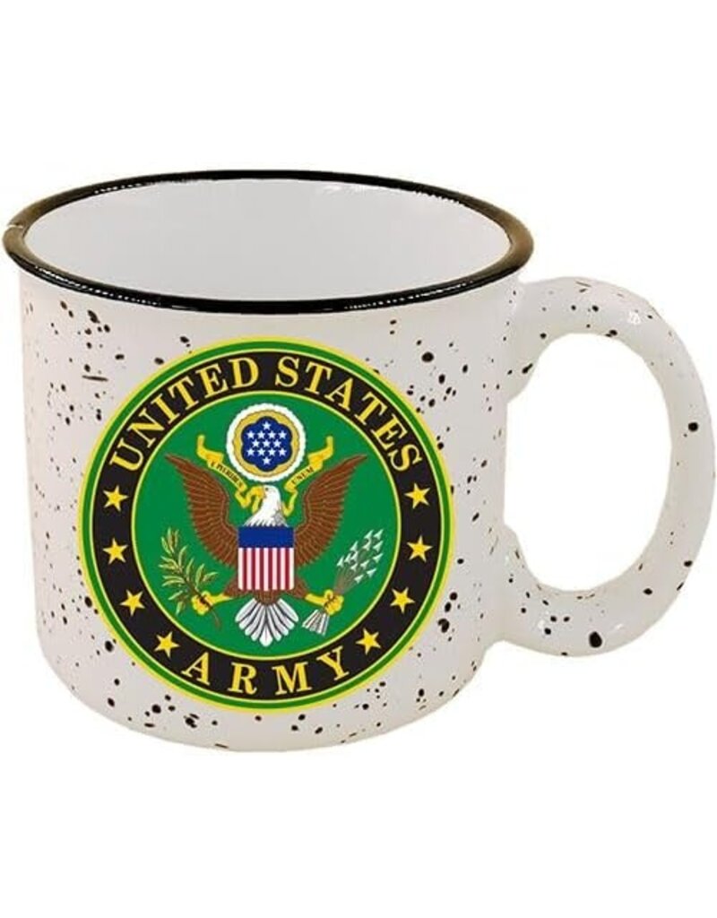 Stoneware Speckle Mug | Army
