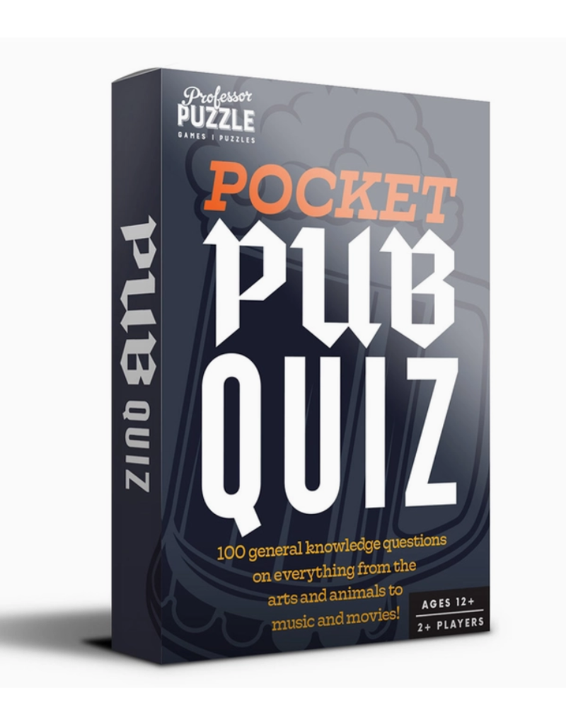 Professor Puzzle Pocket Pub Quiz