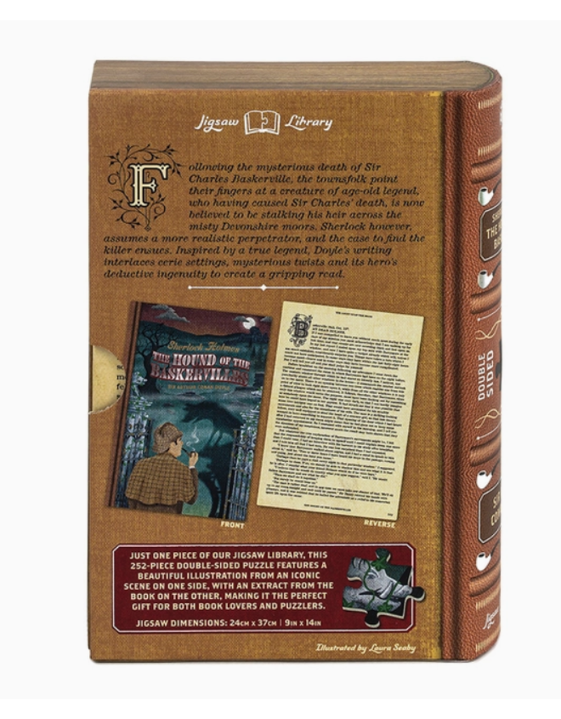Professor Puzzle The Hound of the Baskervilles | Double-Sided Jigsaw Puzzle