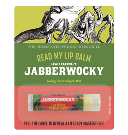Unemployed Philosophers Guild Read My Lips | Jabberwocky Lip Balm