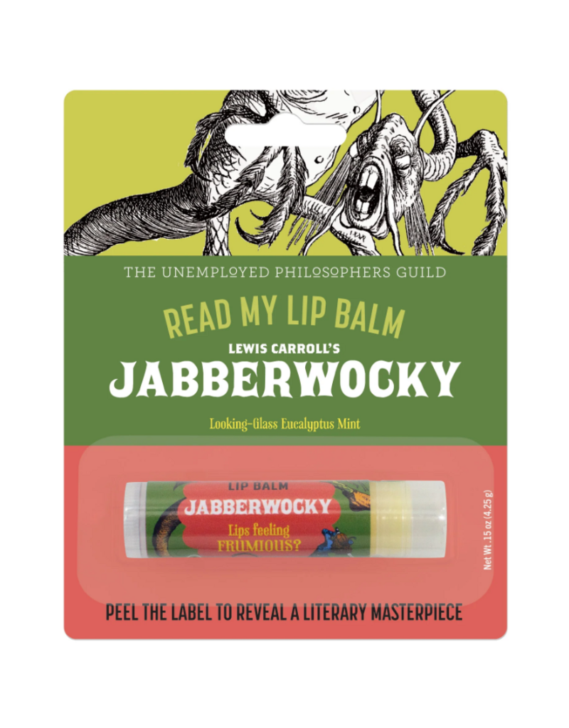 Unemployed Philosophers Guild Read My Lips | Jabberwocky Lip Balm