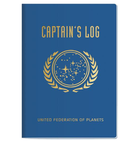 Unemployed Philosophers Guild Star Trek Captain's Log Notebook