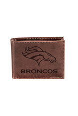 Leather Wallet |  Bi-Fold Denver Broncos