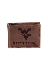Leather Wallet |  Bi-Fold West Virginia University