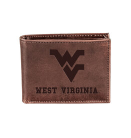 Leather Wallet |  Bi-Fold West Virginia University