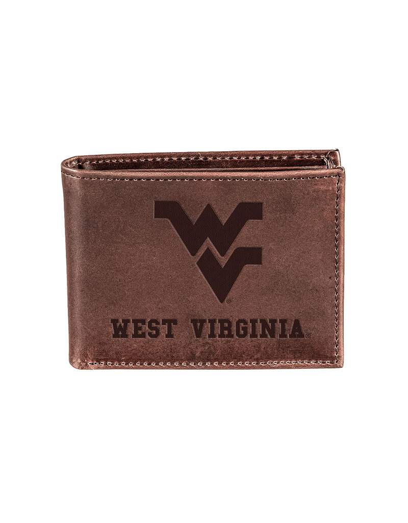 Leather Wallet |  Bi-Fold West Virginia University