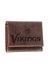 Leather Wallet |  Tri-Fold Minnesota Vikings