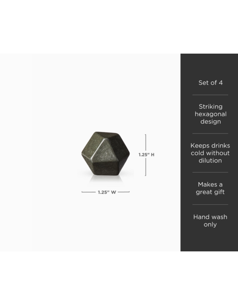 Viski Glacier Rocks | Basalt Stone | Set of 4