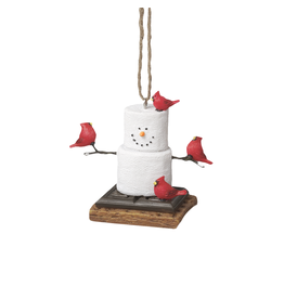 S'mores Ornament With Cardinals