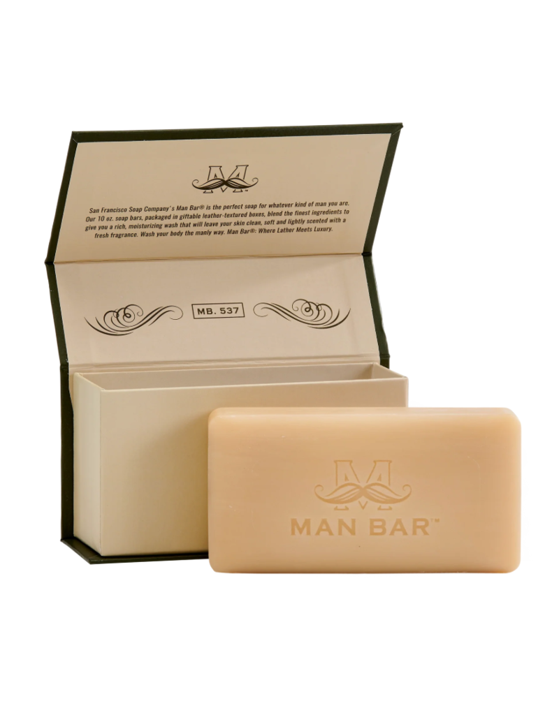 San Francisco Soap Co Man Bar Bath Soap |  Bergamot Cognac
