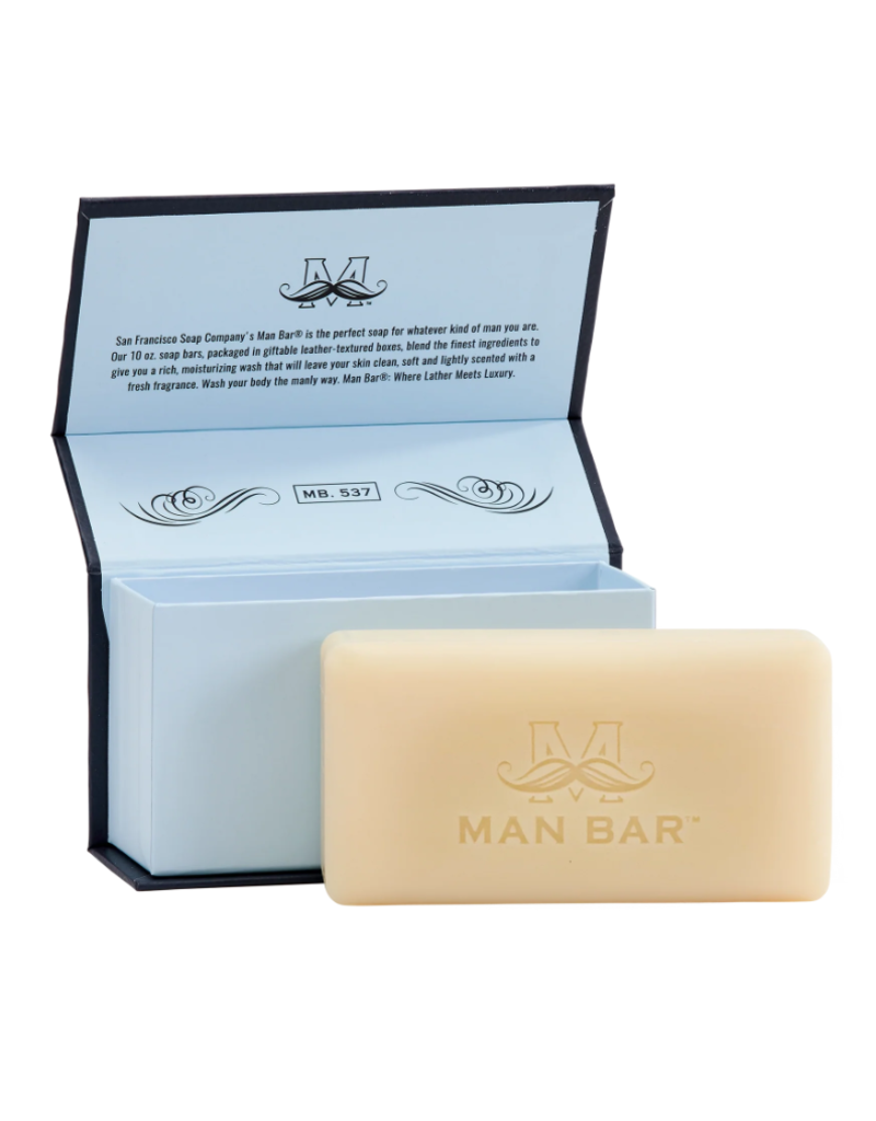 San Francisco Soap Co Man Bar Bath Soap | Silver Sage & Bergamot