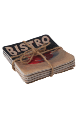Caffeination Station Flax Coaster Set