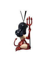 Retro-a-go-go Bettie Page Ornament | Li'l Bettie Devil Girl