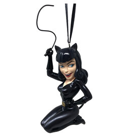 Retro-a-go-go Bettie Page Ornament | Li'l Bettie Kitten With a Whip
