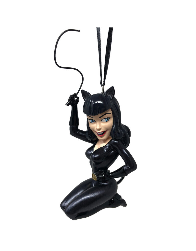 Retro-a-go-go Bettie Page Ornament | Li'l Bettie Kitten With a Whip