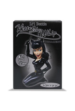 Retro-a-go-go Bettie Page Ornament | Li'l Bettie Kitten With a Whip