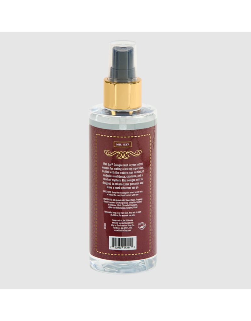 San Francisco Soap Co Man Bar Cologne Mist | Exotic Musk + Sandalwood