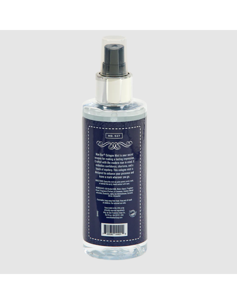 San Francisco Soap Co Man Bar Cologne Mist | Silver Sage & Bergamot