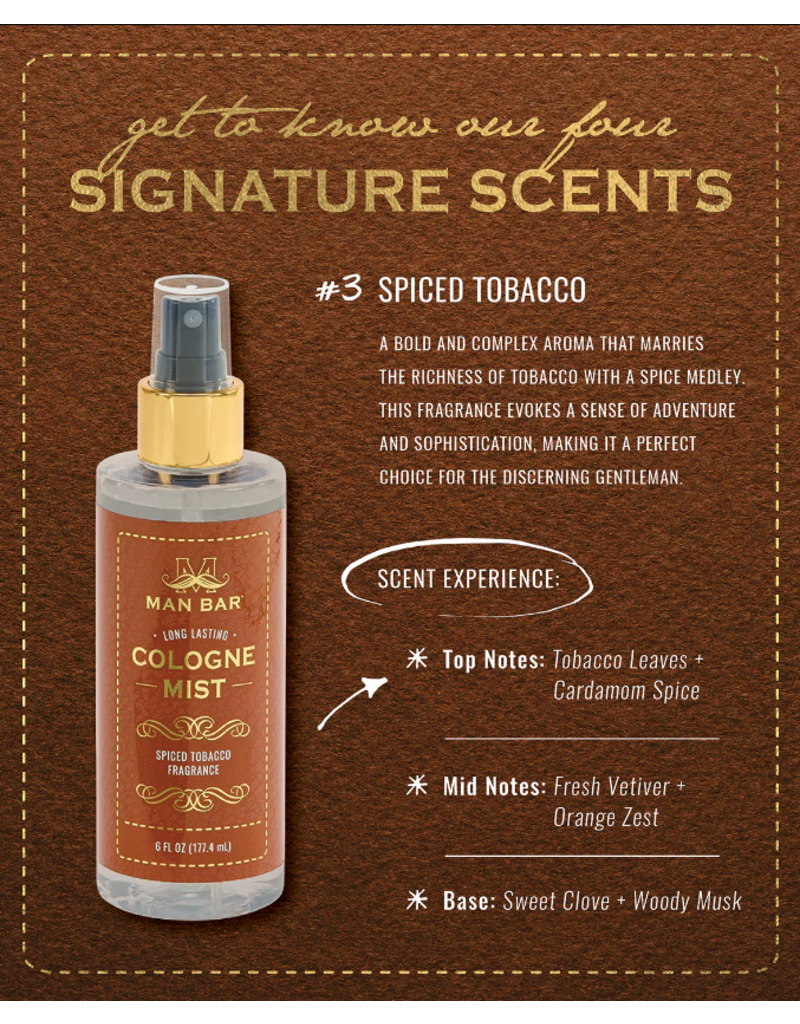 San Francisco Soap Co Man Bar Cologne Mist | Spiced Tobacco