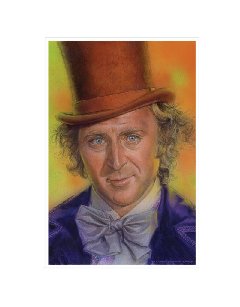 Retro-a-go-go P'Gosh Willy Wonka "Pure Imagination" Print