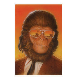 Retro-a-go-go P'Gosh "Nice Work Human" Print