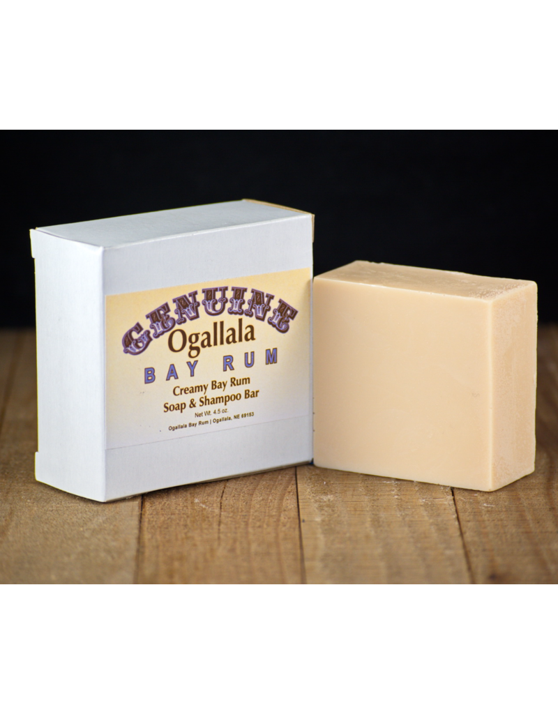 Ogallala Ogallala Soap & Shampoo Bar - Creamy Bay Rum, Limes & Peppercorns