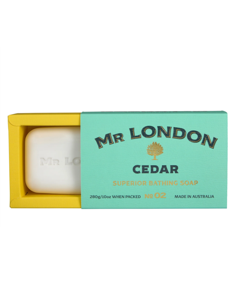 Australian Natural Soap Mr. London Bath Soap |  Cedar