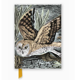 Flame Tree Publishing Foiled Journal | Marsh Owl | Angela Harding