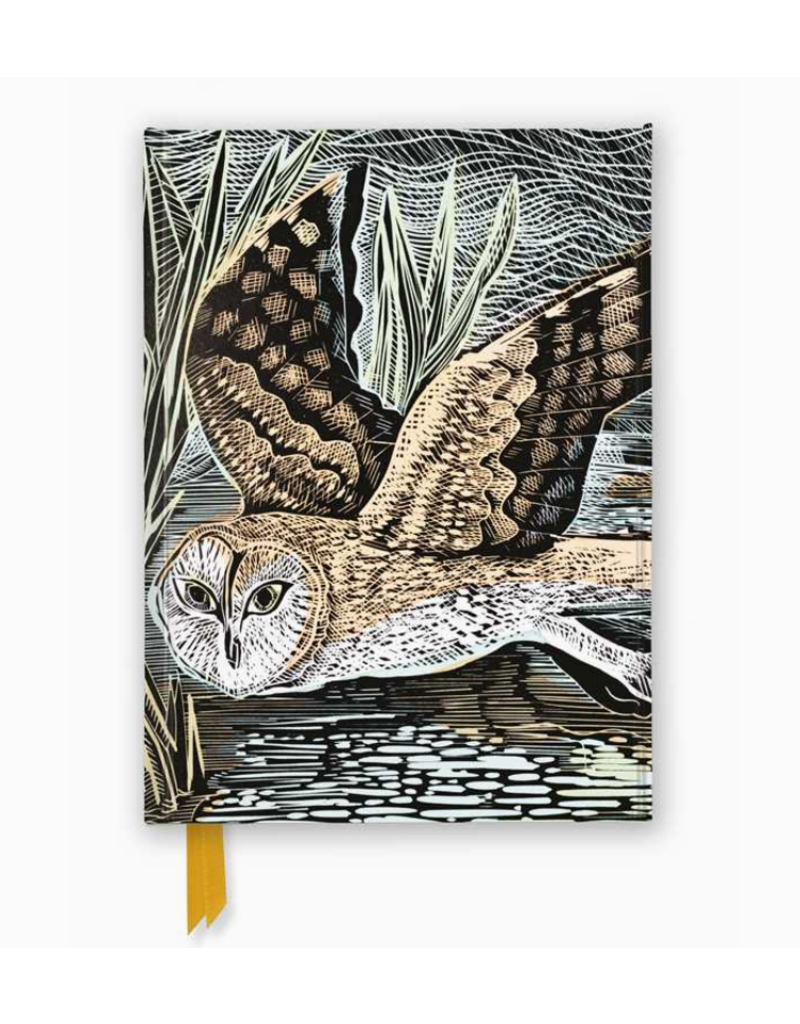 Flame Tree Publishing Foiled Journal | Marsh Owl | Angela Harding