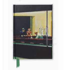 Flame Tree Publishing Foiled Journal | Nighthawks | Edward Hopper