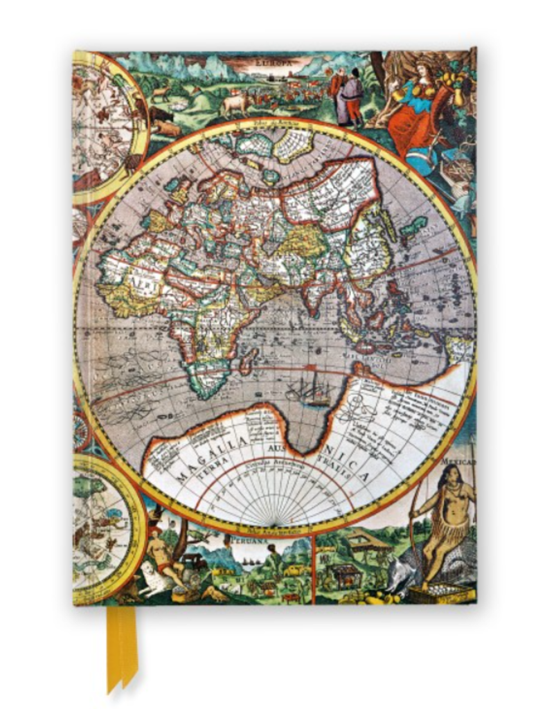 Flame Tree Publishing Foiled Journal | Antique Map | Van den Keere