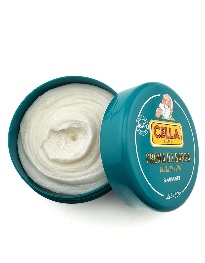 Cella Cella Organic | Aloe Vera | Shaving Cream in Bowl