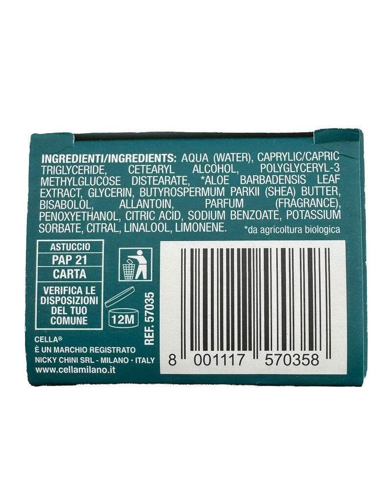 Cella Cella Organic | Aloe Vera | Aftershave Balm