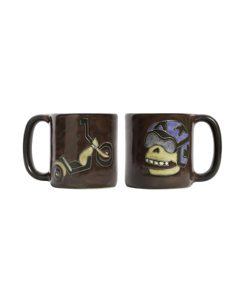 Mara Mug | Biker Skull | 16 oz
