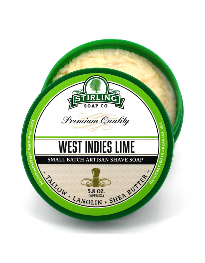 Stirling Soap Co. Stirling Shave Soap | West Indies Lime