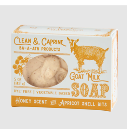 San Francisco Soap Co Clean & Caprine Goat Milk Bath Soap | Honey & Apricot Shell