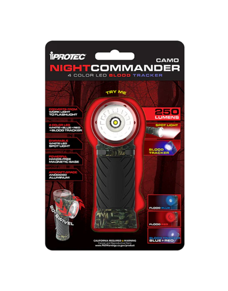 iProtec Night Commander Blood Tracker Flashlight - Camo