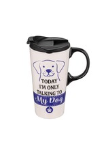Ceramic Travel Mug | Only Talking to My Dog