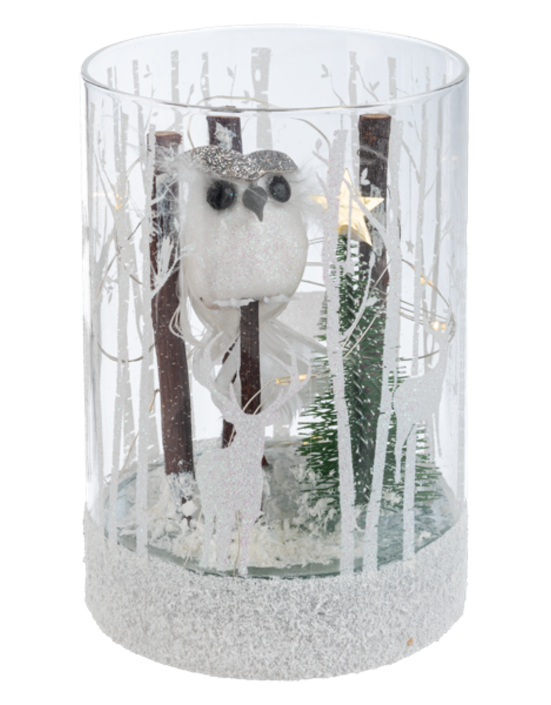Light Up Owl Tabletop Decor