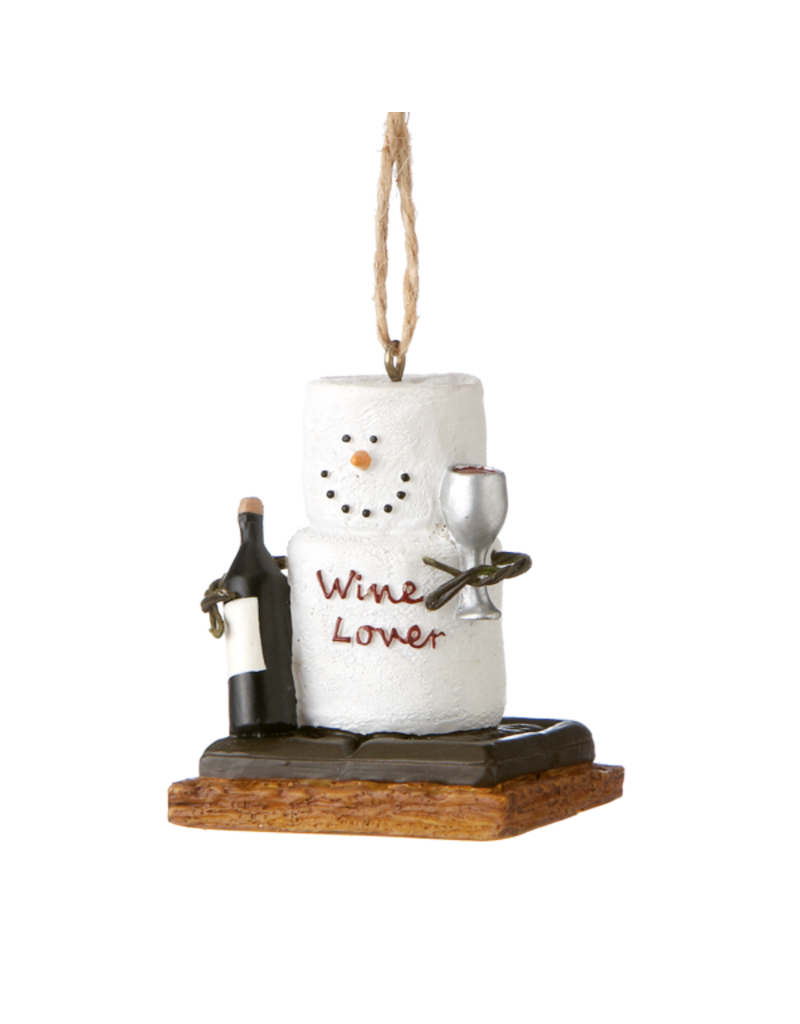 S'mores Ornament Wine Lover