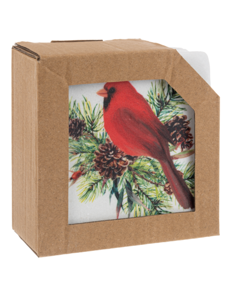 Coaster Set - Cardinals